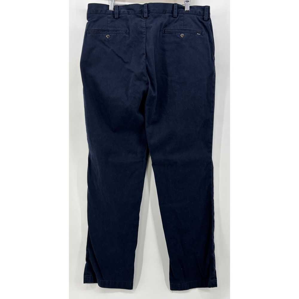 Polo Ralph‎ Lauren Pants Men's 36/32 Classic Fit Chino Navy Blue - Picture 3 of 7
